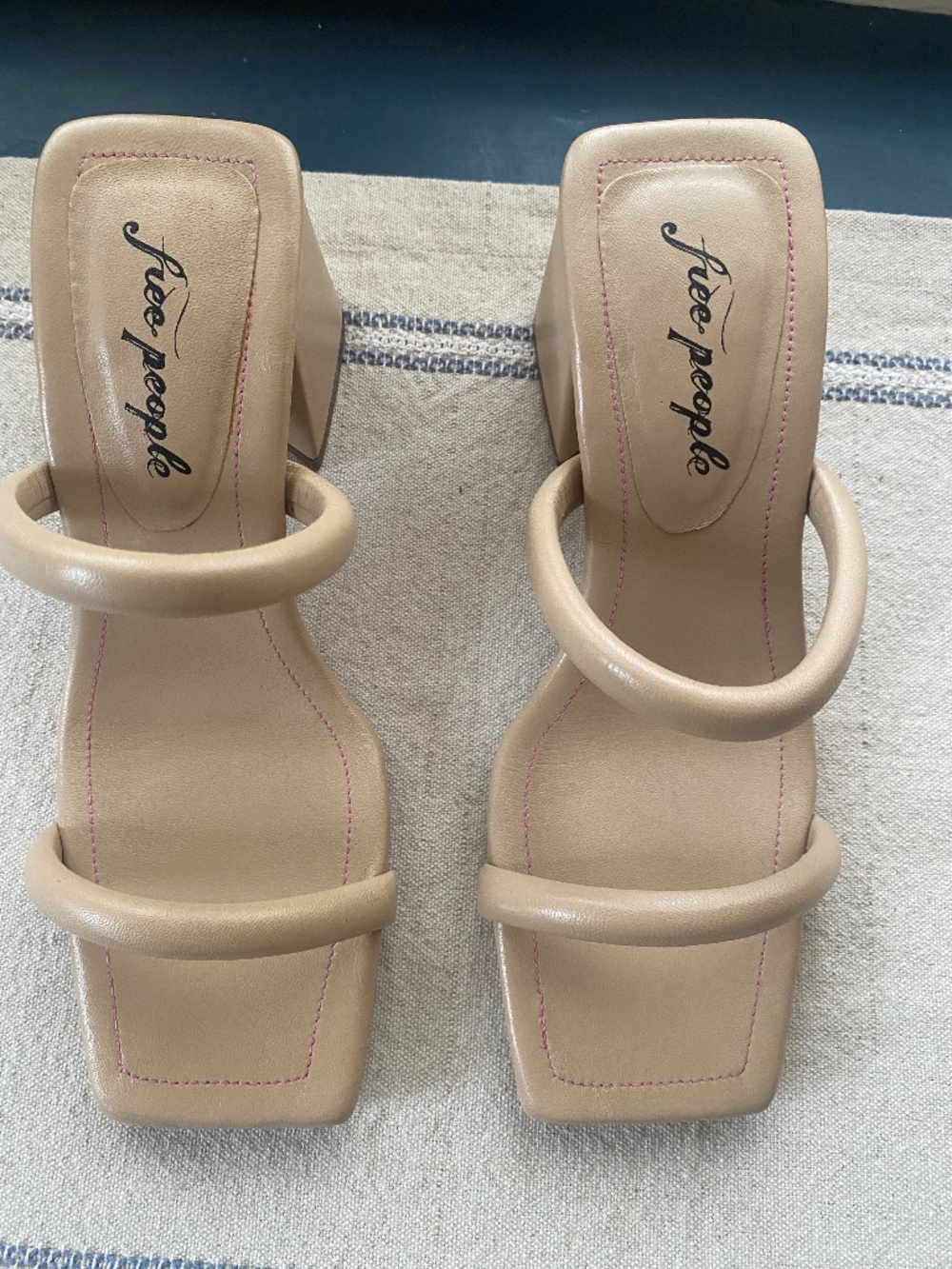 Free People Parker Double Strap Heel